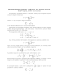 Binomial identities, binomial coefficients, and binomial theorem