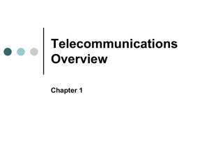 ch 01 Telecommunications Overview
