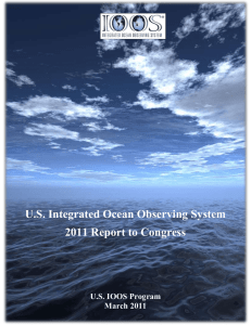 Regional Plans for US IOOS - Interagency Ocean Observation