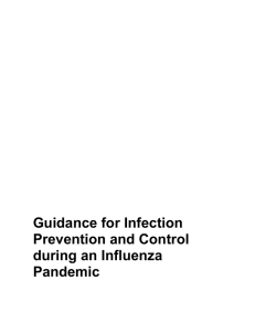 Guidance for Infection Prevention and Control