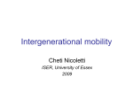 Intergenerational mobility and sample selection in short panels