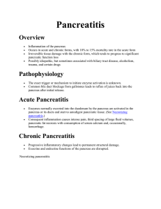 Acute Pancreatitis