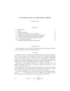 An Introduction to Probability Theory - CAMP-TUM