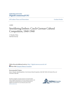Smoldering Embers: Czech-German Cultural Competition, 1848-1948