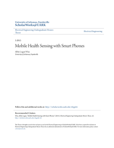 Mobile Health Sensing with Smart Phones