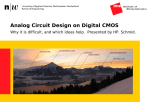 Analog Circuit Design on Digital CMOS