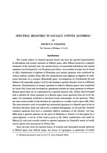 Spectral measures in locally convex algebras