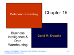 Kroenke-DBP-e10-PPT-Chapter15-Part01