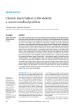 Chronic heart failure in the elderly: a current medical problem