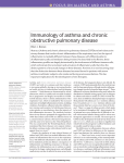 Immunology of asthma and chronic obstructive pulmonary disease