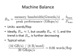 Machine Balance