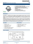 MS5540C Miniature Barometer Module DESCRIPTION FEATURES