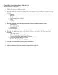 Check for Understanding- Objective 1 ANSWER KEY
