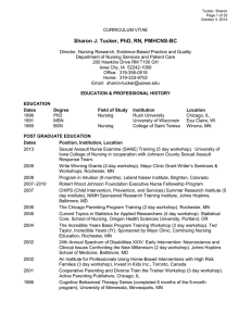 Curriculum Vitae - Midwest Nursing Research Society