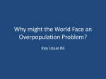 Why might the World Face an Overpopulation Problem?