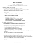 CAPT Biology Concepts Study Sheet