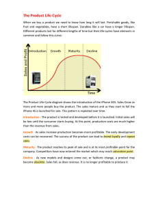 The Product Life-Cycle - NW 14-19