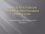 A Presentation on counter-propaganda education