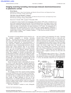 Imaging scanning tunneling microscope