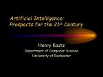 Artificial Intelligence - cs.rochester.edu