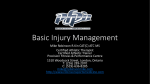 Basic Injury Management - Western Region Soccer League