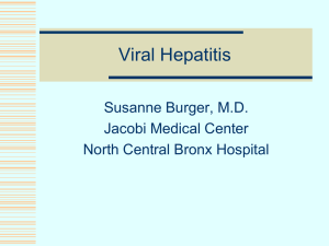 Hepatitis AE - Jacobi Medical Center