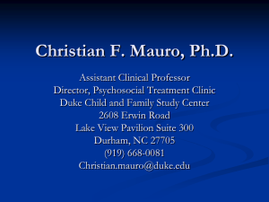 Christian F. Mauro, Ph.D.