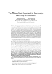 The MiningMart Approach to Knowledge Discovery in Databases