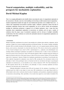 working draft - DAVID KAPLAN | Macquarie University