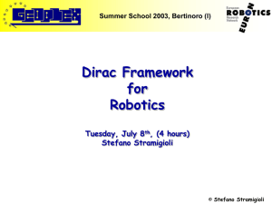 Summer School 2003, Bertinoro - LAR-DEIS