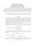 Physics 9 Spring 2011 Homework 1