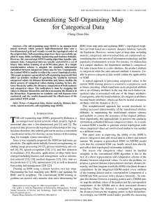 Generalizing Self-Organizing Map for Categorical Data