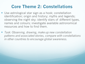 Core Theme 2: Constellations