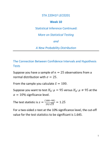 STA 220H1F LEC0201 Week 10 Statistical Inference Continued