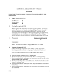 FORM 335 - Harrisburg Area Community College