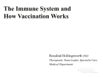 An introduction to the immune system: how vaccines work