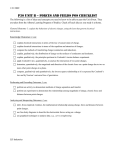 Unit B POS Checklist
