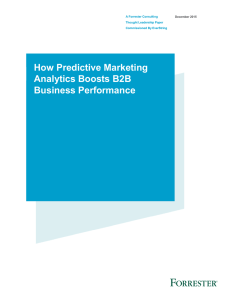 How Predictive Marketing Analytics Boosts B2B Business