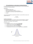 The Normal Distribution as an Approximation to the Binomial