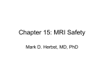 Chapter 15: MRI Safety