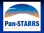 What is Pan-STARRS? - SLAC Conference Services