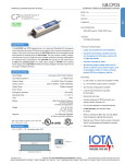 ILB-CP05 - IOTA Engineering
