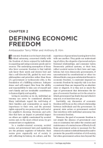 defining economic freedom