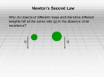 Newton`s Second Law (PowerPoint)