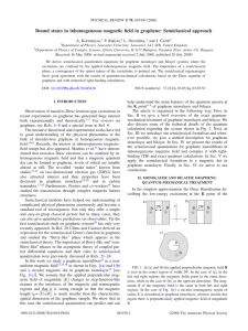 Bound states in inhomogeneous magnetic field in graphene