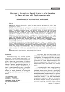 Changes in Skeletal Dental Structures after Leveling the Curve of