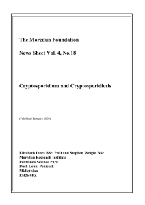 Cryptosporidum Technical Ne