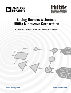 Analog Devices HMC902LP3E Datasheet