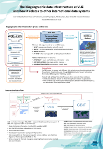 The biogeographic data infrastructure at VLIZ and how it