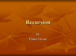 Recursion